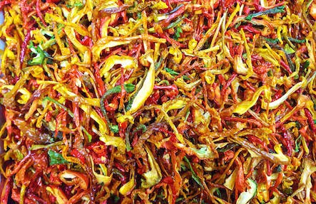 Organic Sweet Peppers Dried 1 Pint