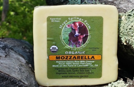 Aged Mozzarella Cheese 8oz $19.99/lb