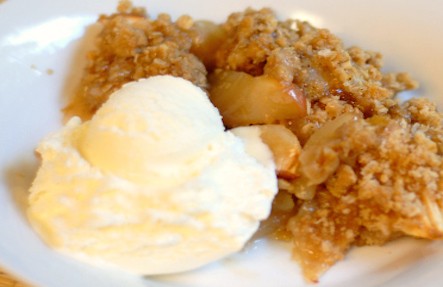 FROZEN Apple Crisp Pie