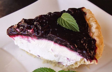 Blueberry Cream Pie