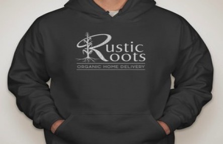 Gray Hooded Sweatshirt- Large