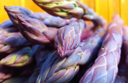 Organic Purple Asparagus 1lb Portion