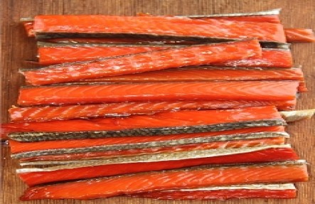Wild Sockeye Salmon Jerky- Honey 4oz